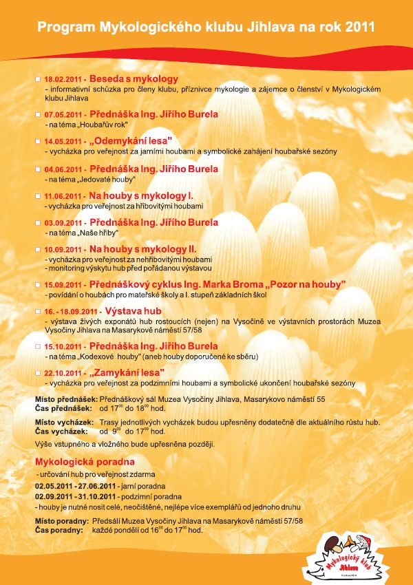 Program MK Jihlava na rok 2011 Program MK Jihlava na rok 2011