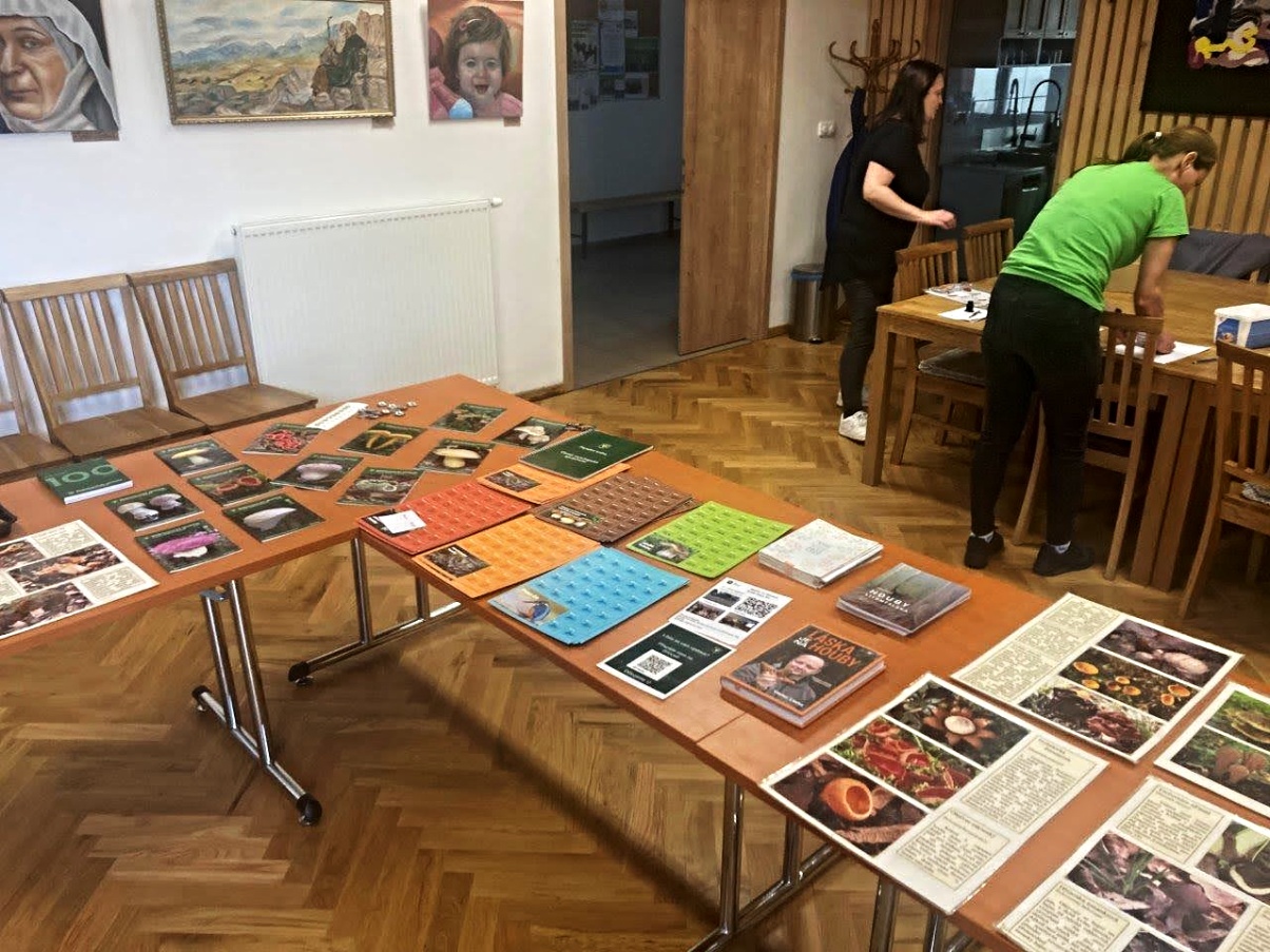připravit výstavku - foto: Lubomír Opat připravit výstavku - foto: Lubomír Opat